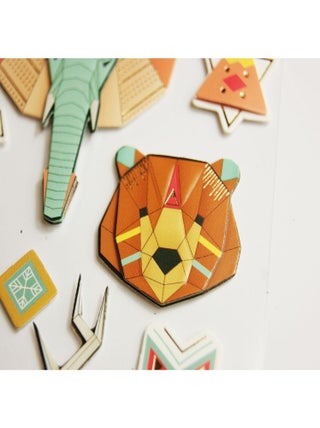 Autocollants en relief à dorures- Origami Animaux - Global Gift