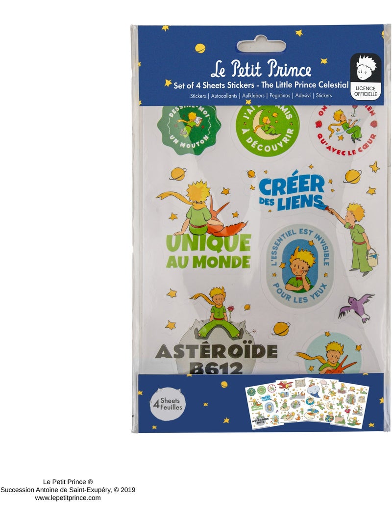 Autocollants Le Petit Prince Céleste - Le Petit Prince Multicolore - Kiabi