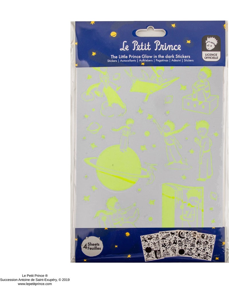 Autocollants Phosphorescent Le Petit Prince - Le Petit Prince Vert - Kiabi