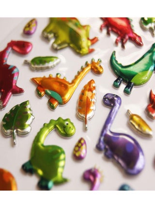 Autocollants réutilisables - Relief 3D - - Global Gift