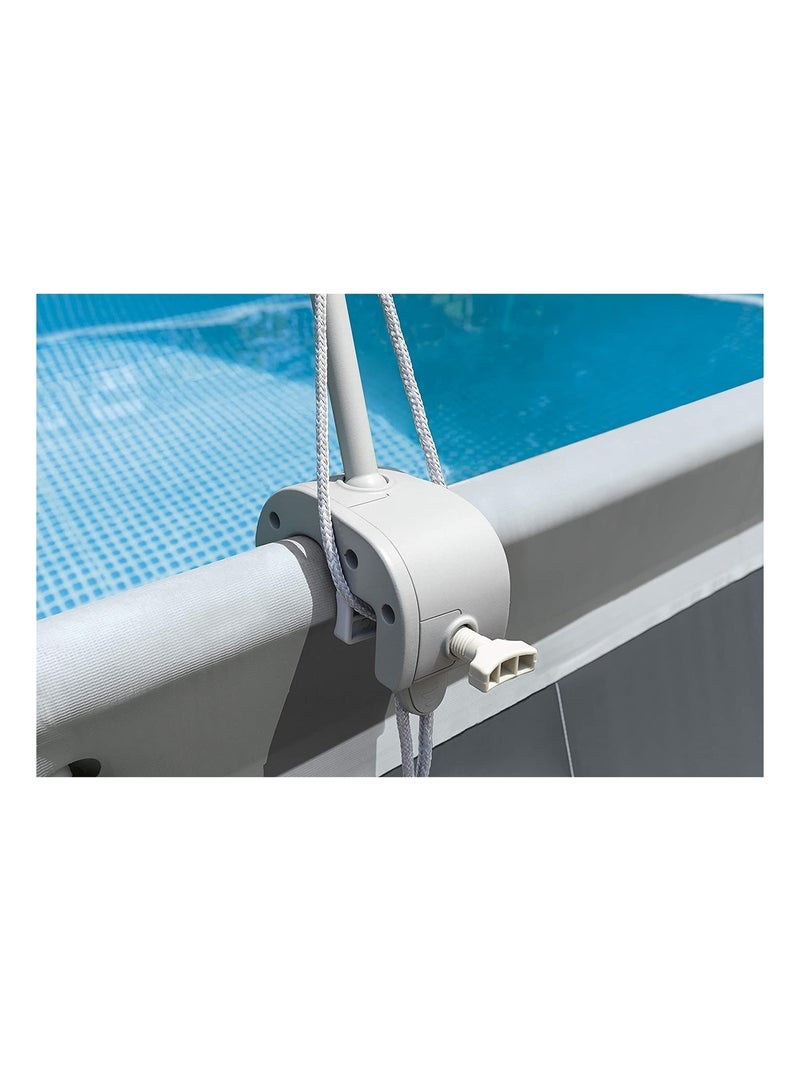 Auvent pour piscines à cadre métallique Blanc - Kiabi