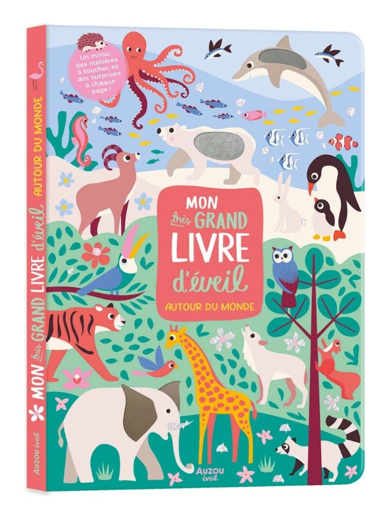 Auzou Editions - Autour du monde – livre d’éveil Multicolore - Kiabi