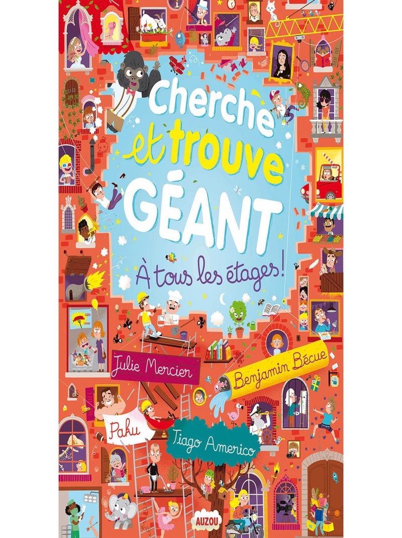 Auzou Editions - Livre Cherche et trouve géant À tous les étages ! N/A - Kiabi