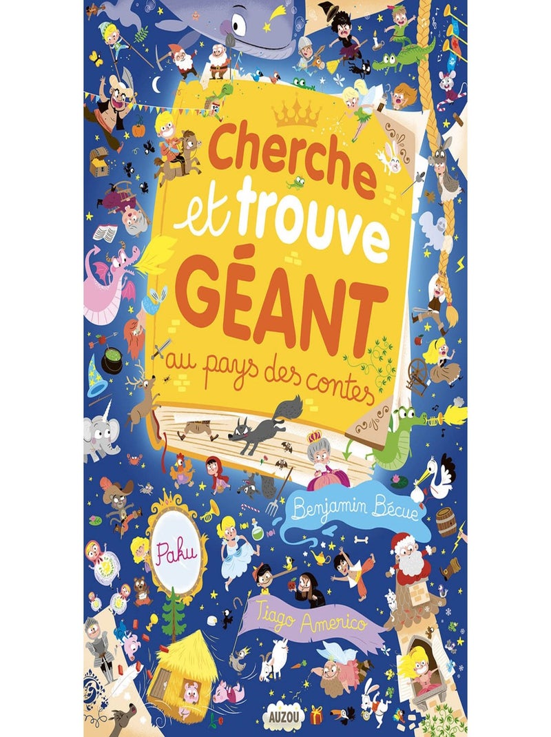 Auzou Editions - Livre Cherche et trouve géant Au pays des contes N/A - Kiabi