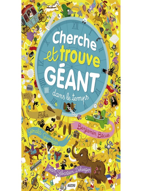 Auzou Editions - Livre Cherche et trouve géant Dans le temps - Kiabi