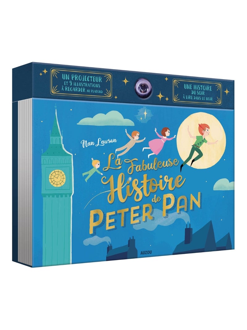 Auzou Editions - Livre projecteur - la fabuleuse histoire de Peter Pan Multicolore - Kiabi