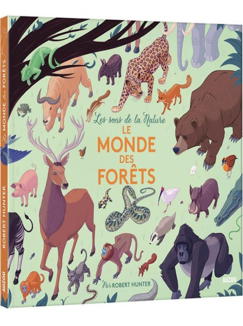 Auzou Editions - Livre sonore Le monde des forêts - Kiabi