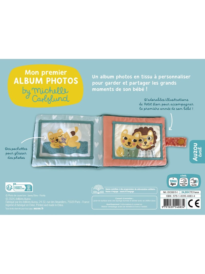 Auzou Editions - Mon premier album photo en tissu by Michelle Carlslund Multicolore - Kiabi
