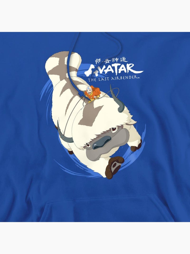 Avatar: Le dernier maître de l'air - Sweat à capuche IN FLIGHT Bleu roi - Kiabi