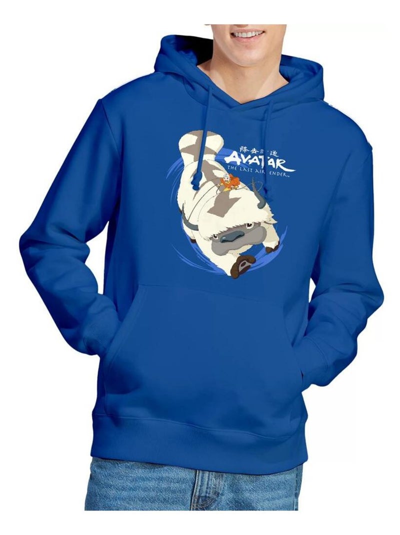 Avatar: Le dernier maître de l'air - Sweat à capuche IN FLIGHT Bleu roi - Kiabi