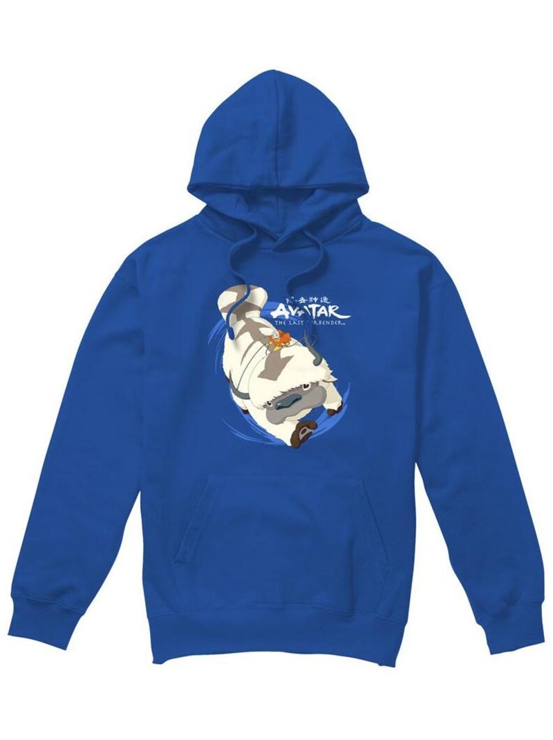Avatar: The Last Airbender - Sweat à capuche IN FLIGHT Bleu roi - Kiabi