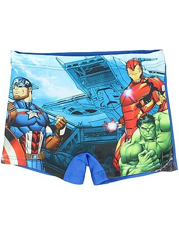 Short De Bain Marvel Avengers Pour Garçon - Spider-Man, Hulk, Iron Man, Captain America - Taille 4-10 Ans