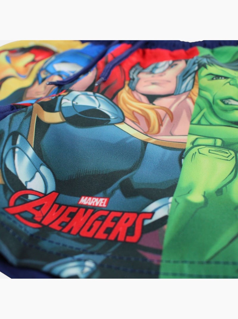 Avengers - Short de bain garçon Bleu marine - Kiabi