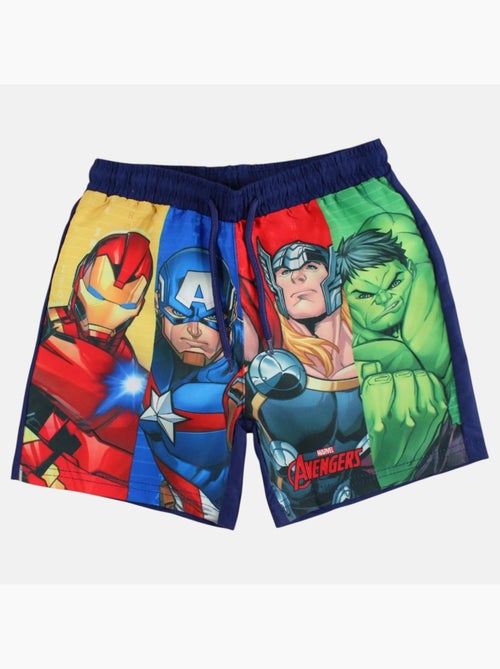 Avengers - short de bain imprimé à cordon - Kiabi