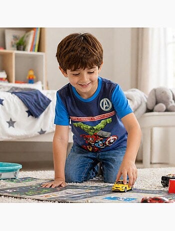 Avengers - T-shirt manches courtes garçon avec imprimé