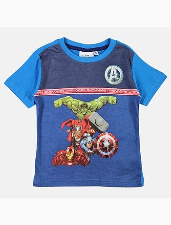 Avengers - T-shirt manches courtes garçon avec imprimé