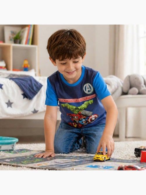 Avengers - T-shirt manches courtes garçon avec imprimé - Kiabi