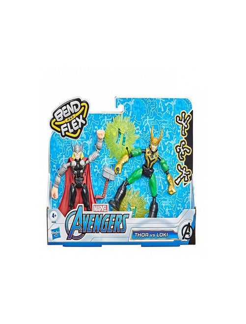 Avengers Bend And Flex Pack 2 Figurine Thor Vs Loki - Kiabi