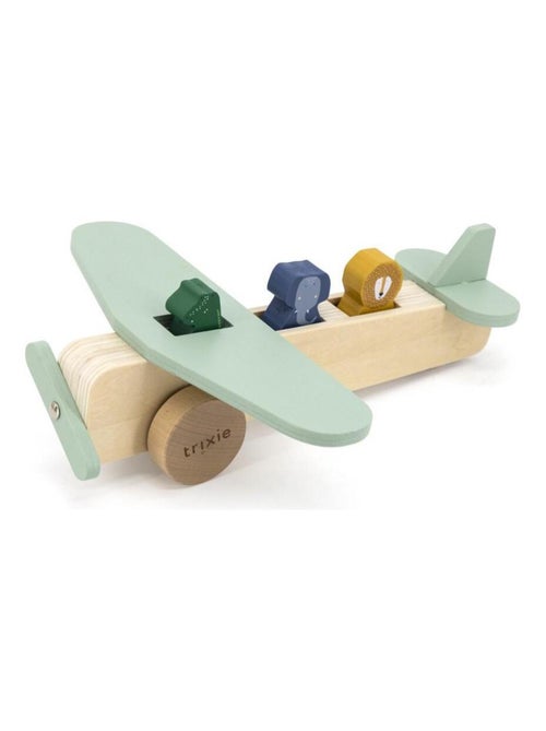 Avion en bois animaux en Bois - Kiabi