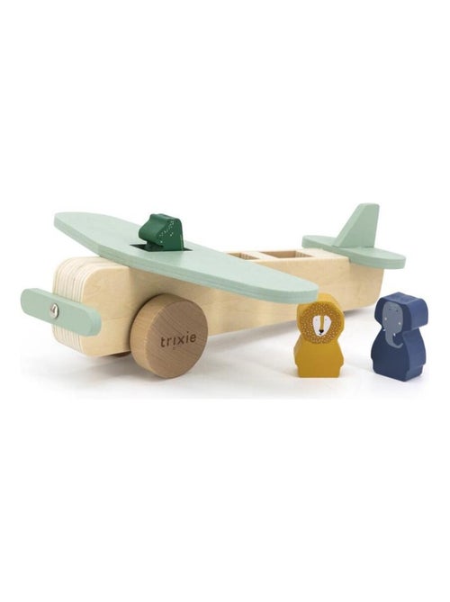 Avion en bois animaux en Bois - Kiabi