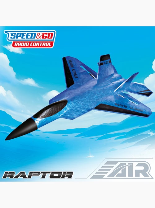 Avion télédirigé de combat tournant à 360º avec stabilisateur 25 cm speed & go - Kiabi