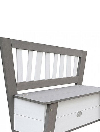 AXI Banc de rangement de jouets Corky Gris Blanc