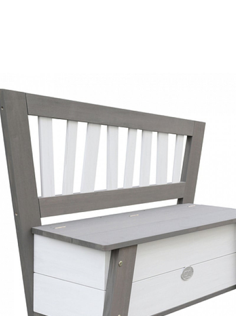 AXI Banc de rangement de jouets Corky Gris Blanc Blanc - Kiabi