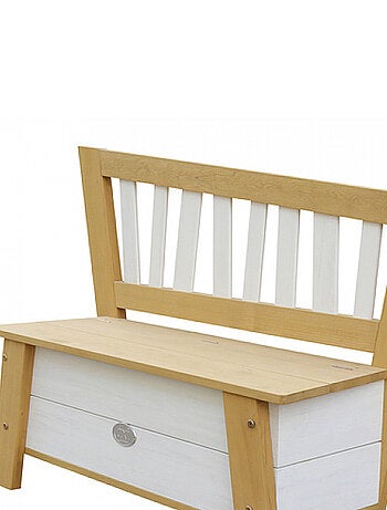 AXI Banc de rangement de jouets Corky Marron Blanc
