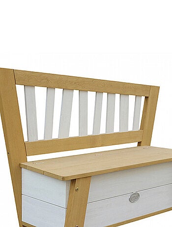 AXI Banc de rangement de jouets Corky Marron Blanc