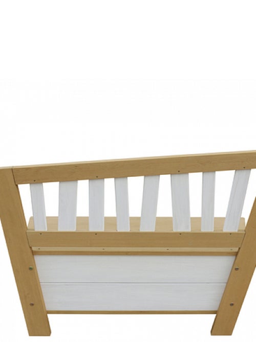 AXI Banc de rangement de jouets Corky Marron Blanc - Kiabi