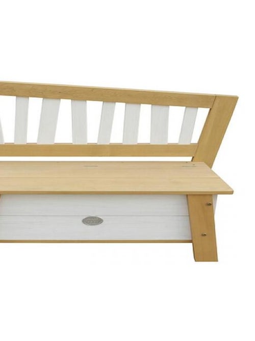 Axi Banc De Rangement De Jouets Corky Marron Blanc - Kiabi