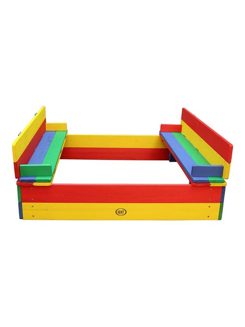 AXI ELLA Bac a sable avec bancs Arc en ciel 100x95x20cm - Kiabi