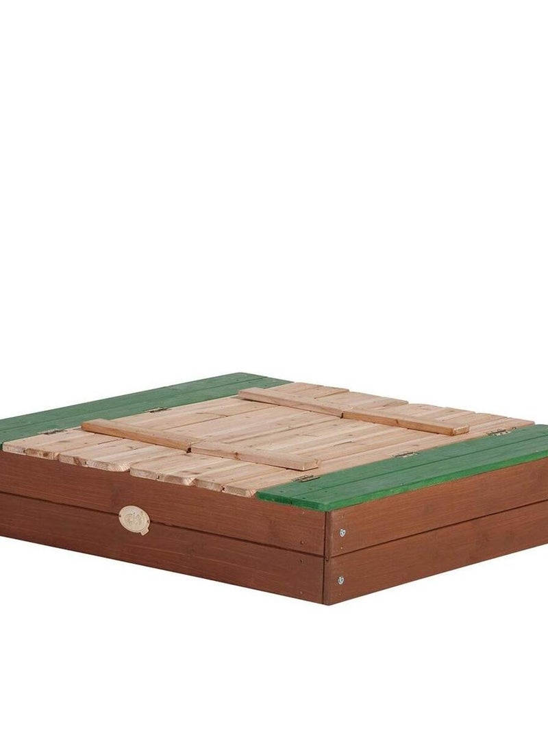 AXI ELLA Bac a sable en bois avec bancs Marron - Kiabi