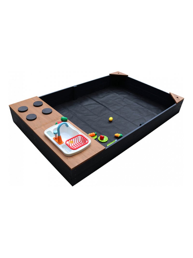 AXI Kelly Bac a sable avec Cuisineette Marron - Kiabi