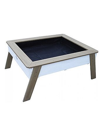 AXI Linda Bac a sable Growing Table Marron Blanc