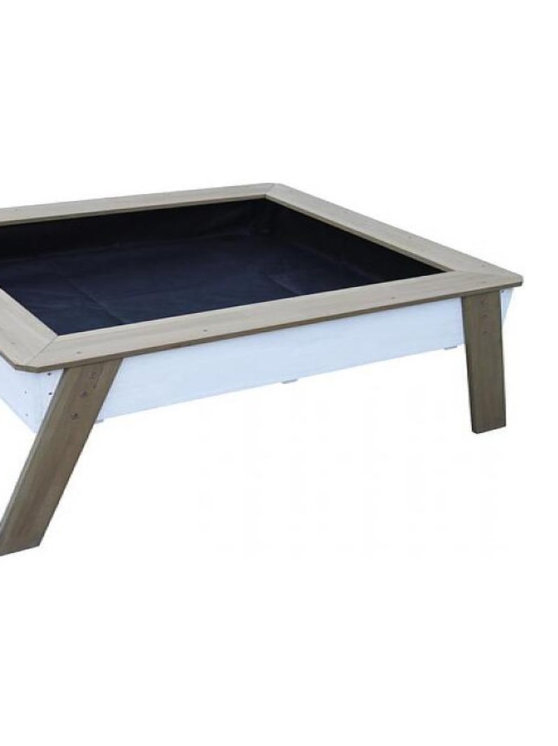 AXI Linda Bac a sable Growing Table Marron Blanc Blanc - Kiabi