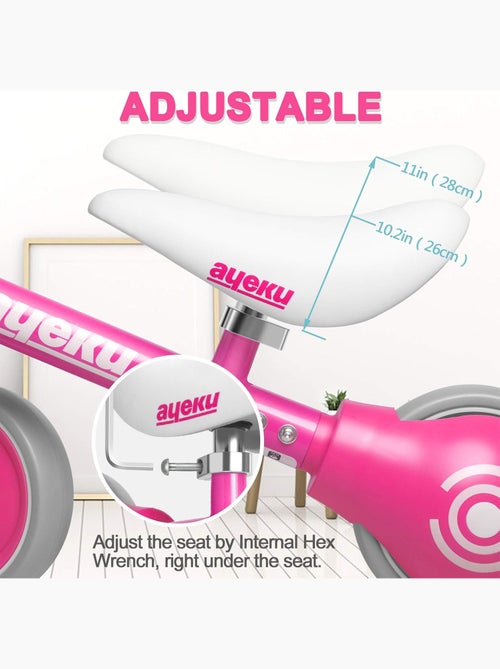 Ayeku, Vélo d’équilibre bébé 1–3 ans, 36cm - Kiabi Ayeku, Vélo d’équilibre bébé 1–3 ans, 36cm - Kiabi