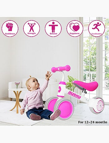 Ayeku, Vélo d’équilibre LED lumineuse 1–3 ans, 36cm