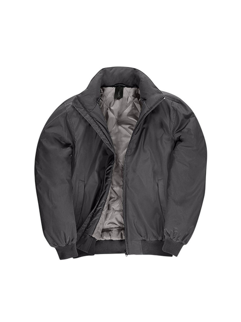 B and c - blouson aviateur crew - b&c Gris foncé - Kiabi