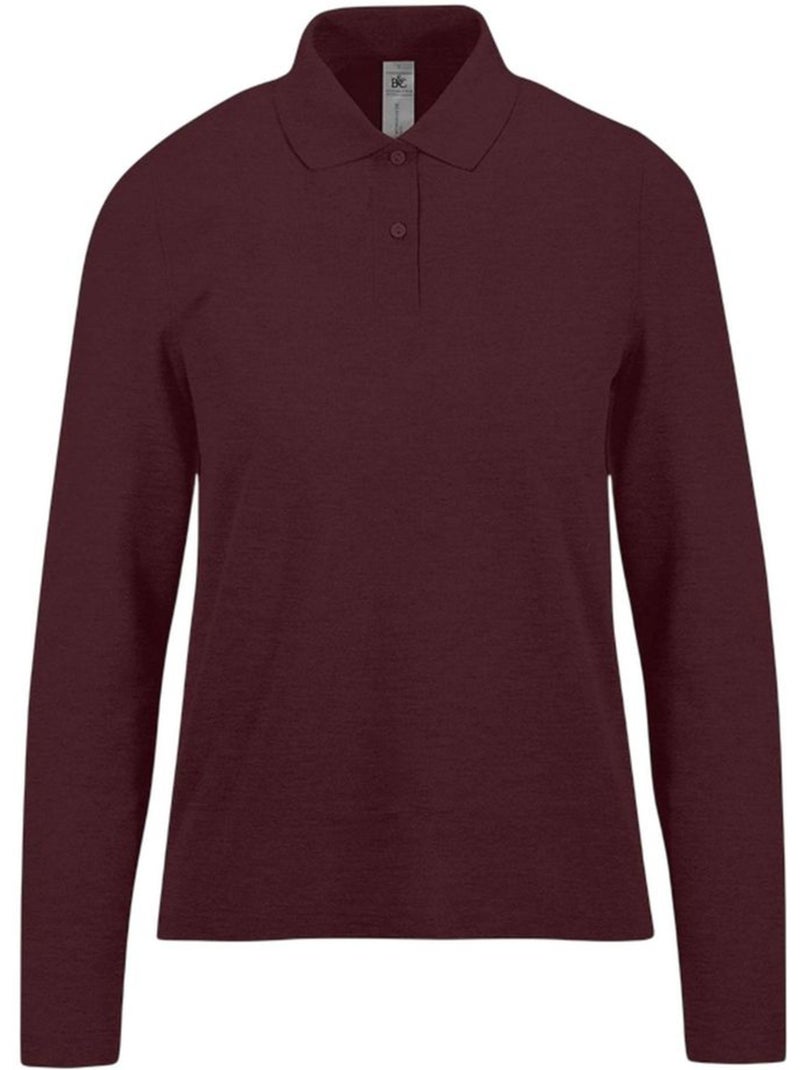 B and c - polo manches longues my polo - b&c Marron cappuccino - Kiabi
