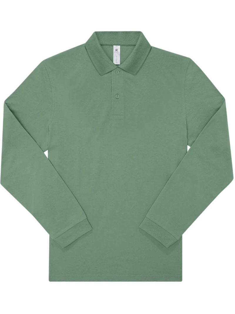 B and c - polo motif/style uni my polo - b&c Vert - Kiabi