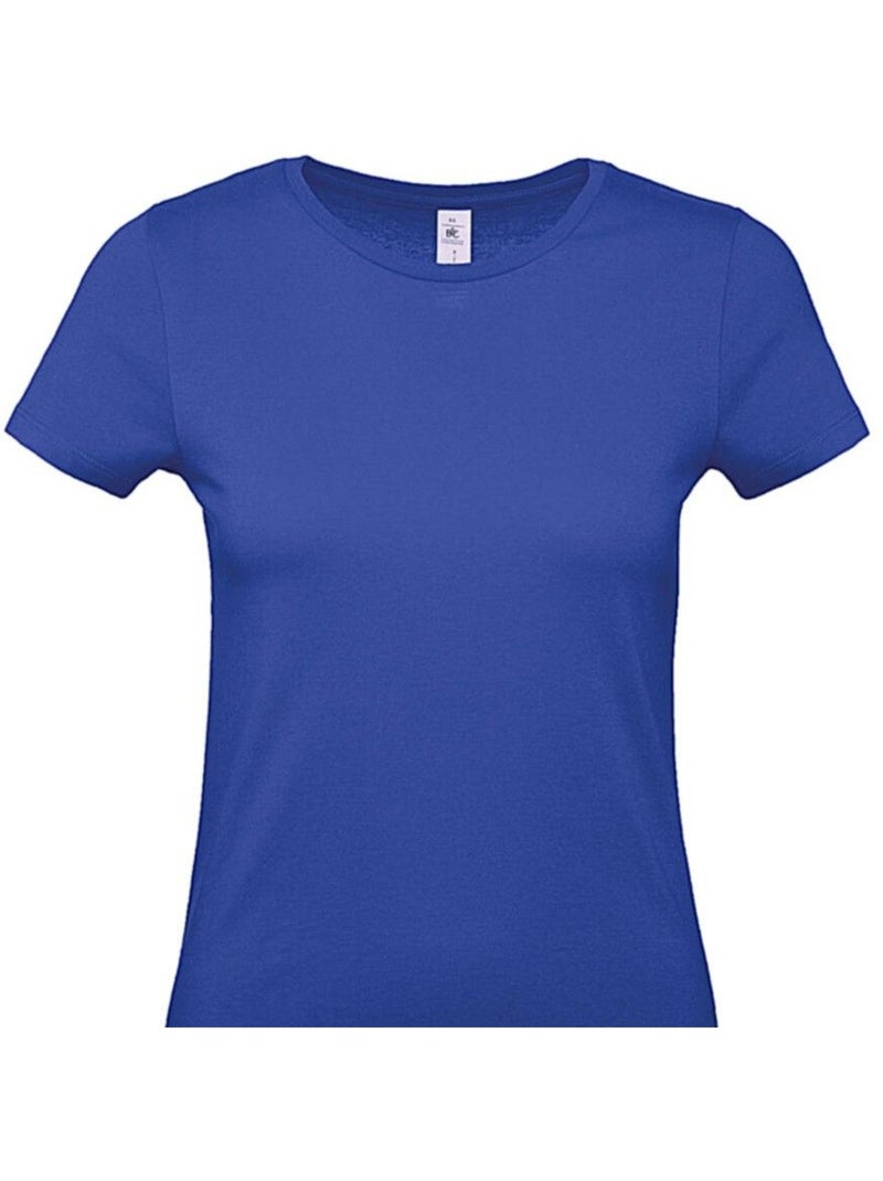 B and c - t-shirt #e150 - b&c Bleu cobalt - Kiabi