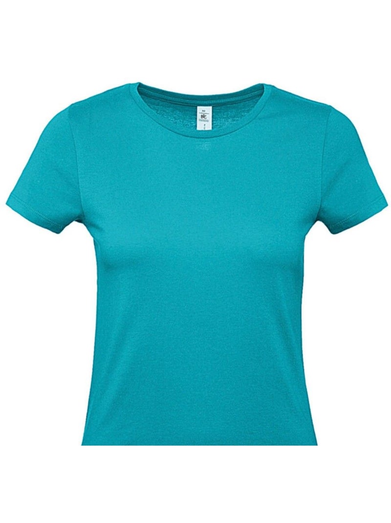 B and c - t-shirt #e150 - b&c Bleu turquoise - Kiabi