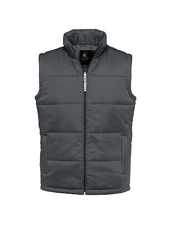 B and c - veste sans manches motif/style uni - b&c