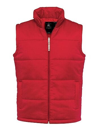 B and c - veste sans manches motif/style uni - b&c