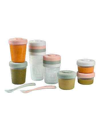 B?aba - Pack 1er repas avec pots de conservation et cuill?res