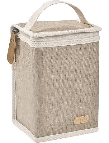 B?aba - Sac repas isotherme rose poudr?