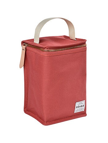 B?aba - Sac repas isotherme rose poudr?