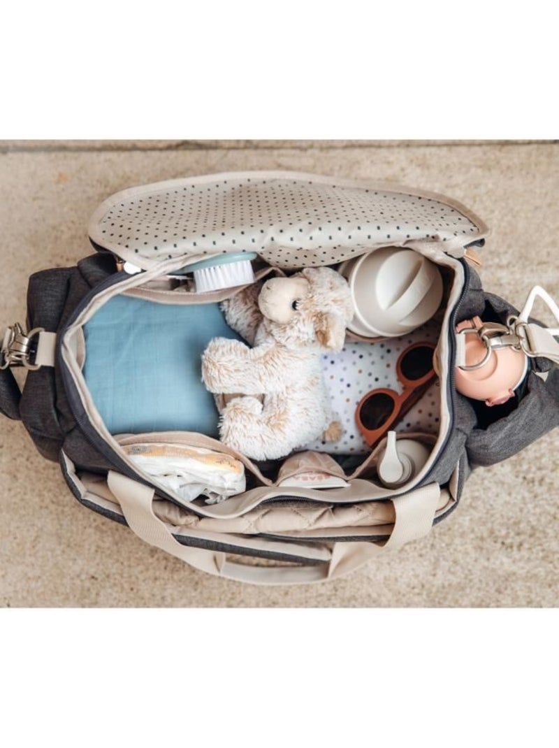 B?aba - Sac ? langer Sydney Gris chin? fonc? Gris - Kiabi