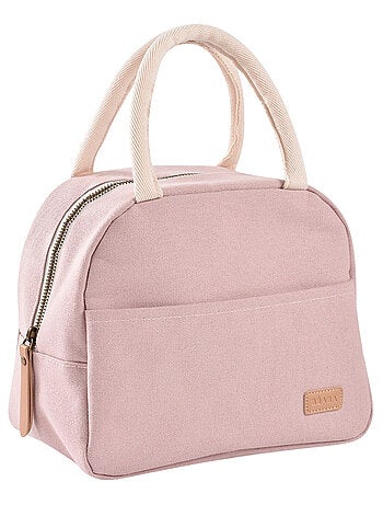 B?aba - Sac repas isotherme rose poudr?